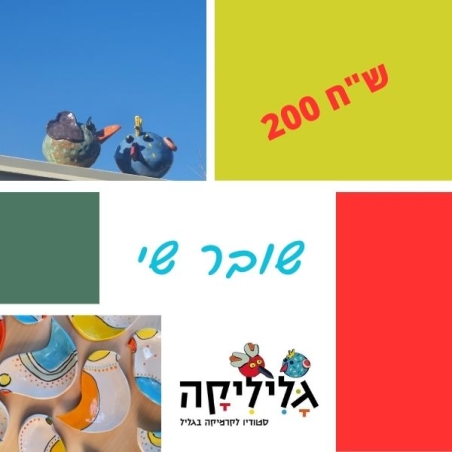 שובר שי 200 ש