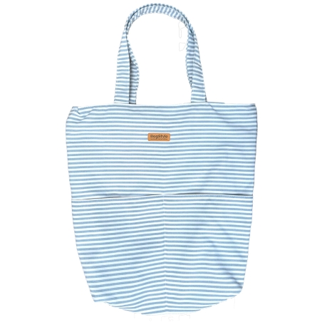 תיק TOTE גדול בעבודת יד- Canvas Sea Stripes