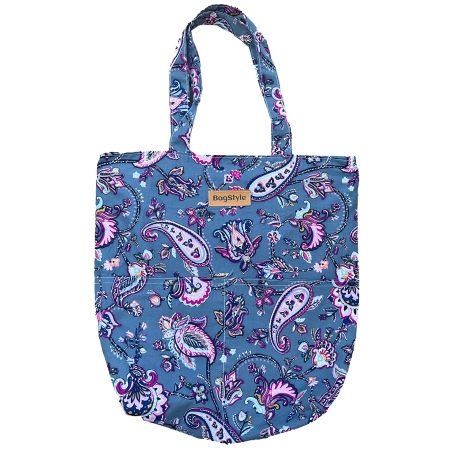 תיק TOTE גדול בעבודת יד-Romantic Paisley