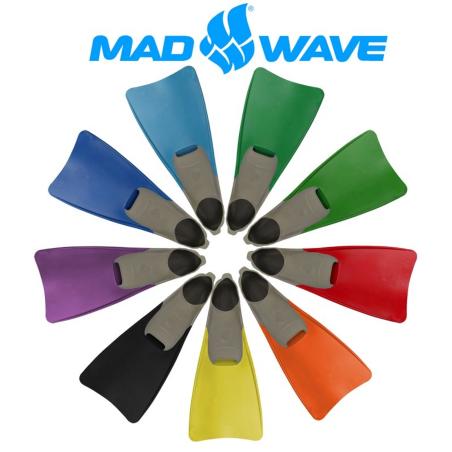 Mad Wave סנפירי שחייה ארוכים לבריכה מגומי צף