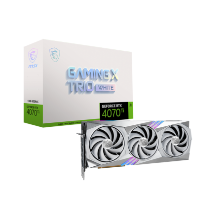 MSI GeForce RTX 4070 Ti GAMING X TRIO WHITE 12G