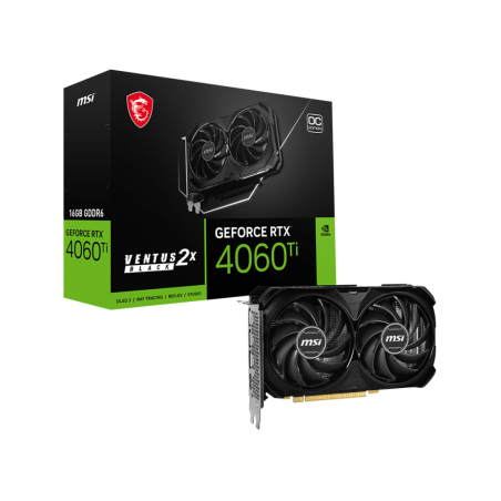 msi geforce rtx 4060 ti ventus 2x black 16g oc