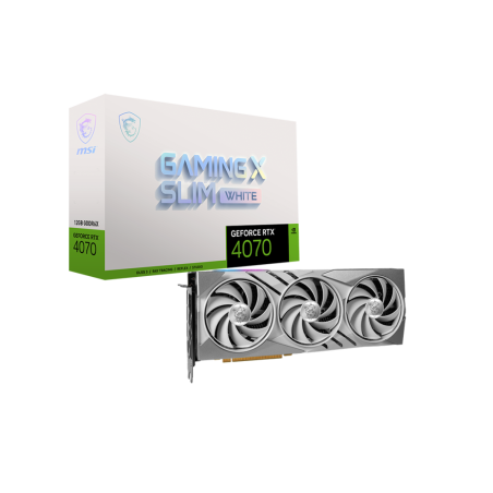 MSI GeForce RTX 4070 GAMING X SLIM WHITE 12G