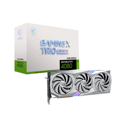MSI GeForce RTX 4080 16GB GAMING X TRIO WHITE