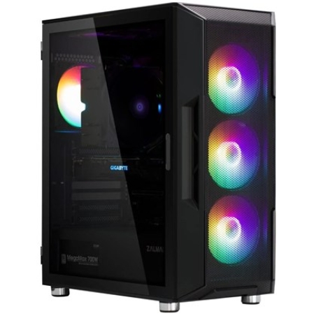 CASE ZALMAN MID TOWER I3 NEO TEMPERED GLASS Black