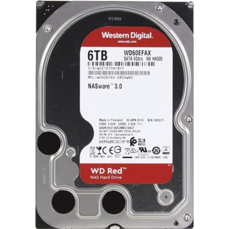 6TB 128MB SATA III 6GB/s EFZX RED PLUS WD