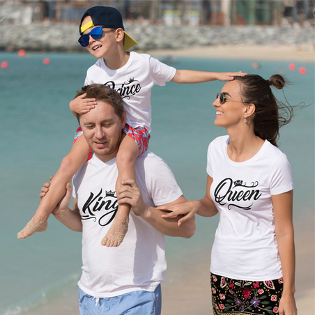 סט חולצות משפחה -ROYAL FAMILY