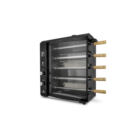 גריל שיפודים ברזילאי BRAZILIAN FLAME 5B (שחור)