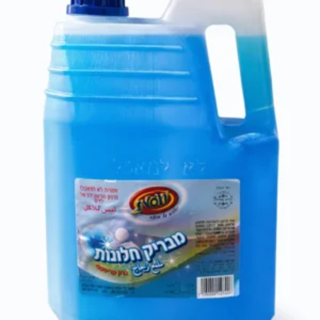 נוזל לניקוי והברקת חלונות ומשטחים 4 ליטר*באיסוף עצמי בלבד*
