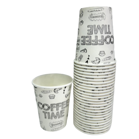 שרוול כוסות נייר לשתייה חמה 50 יחידות גודל 8oz