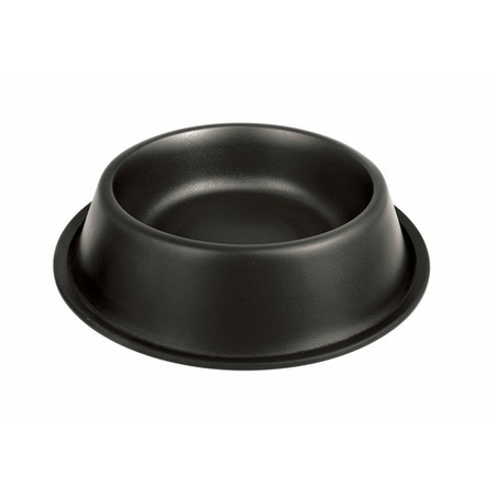 קערת נירוסטה עם גומי שחורה 12 ס