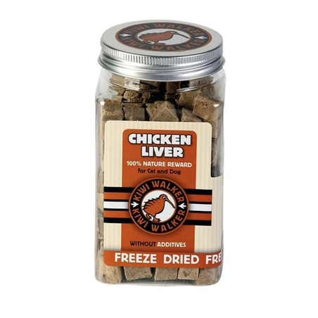 קיווי חטיף פרימיום 100% כבד עוף מיובש בהקפאה - פינוק טבעי 115 גרם