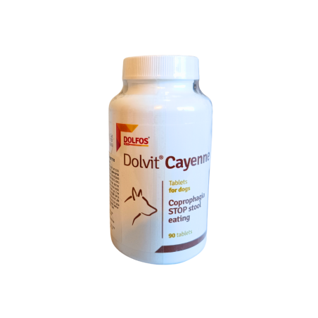 דולויט Dolvit Cayenne- תוסף לסיוע בהפחתת אכילת צואה