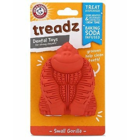 Arm & Hammer Treadz Gorilla – צעצוע דנטלי לכלבים, מידה קטנה