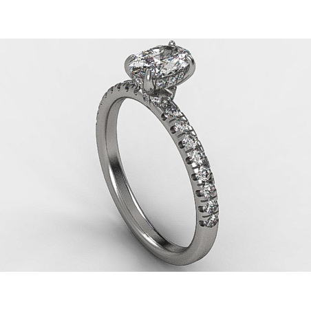 Diamond engagement ring model ER11