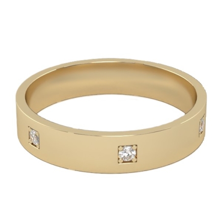 Diamond wedding ring 'Comfort Fit' model WR20