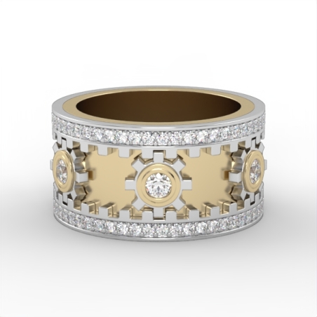 Diamond ring for men model DR7