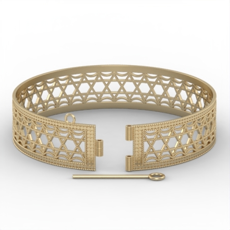 Bracelet gold 14 carat model BR5