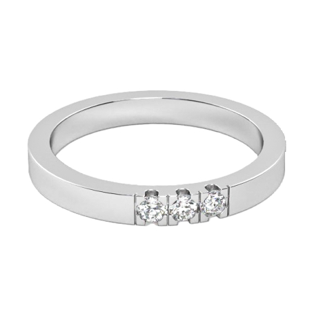 Diamond wedding ring  model WR3