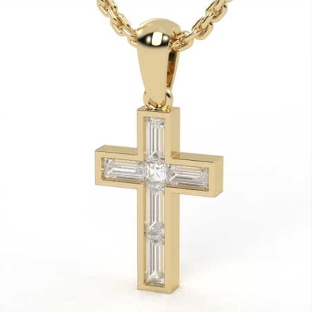 Diamond Pendant cross model DP26