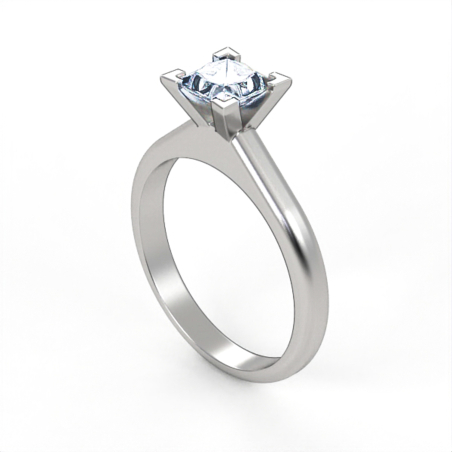 Ring set with natural or CVD diamond model DR12