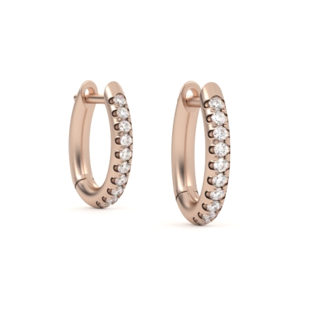 Gold earrings for kids model EAR18