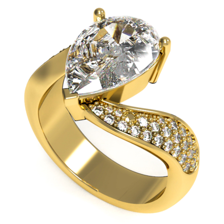 Diamond ring set model DR16