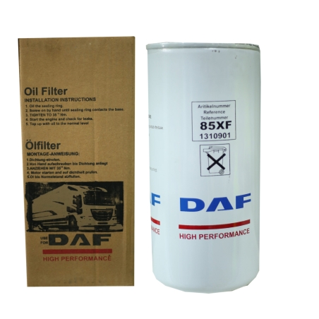 מסנן שמן XF+CF85 פתח גדול DAF