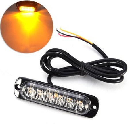 פנס צד 6 לד V10-30 כתום