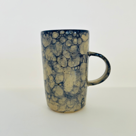 Navy Blue Bubble | Mug