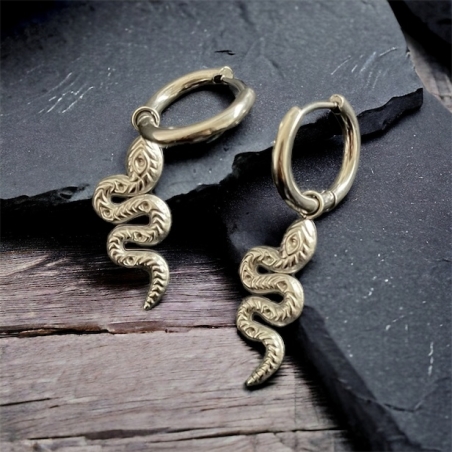 Snake earrings