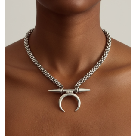 La Luna choker - snake chain