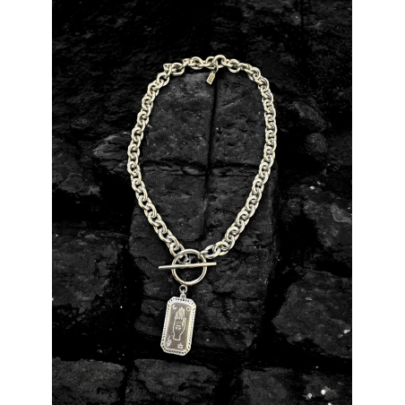 Witch hand necklace