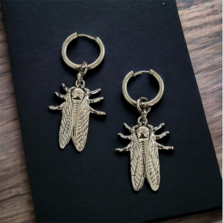 Cicada earrings