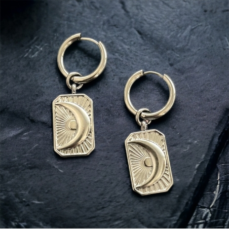 Half moon earrings