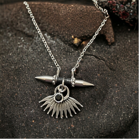Egyptian caper necklace