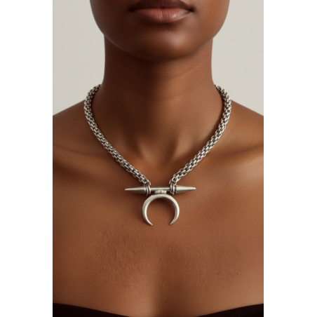 La Luna choker - snake chain