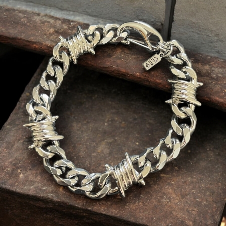 wire barbed bracelet