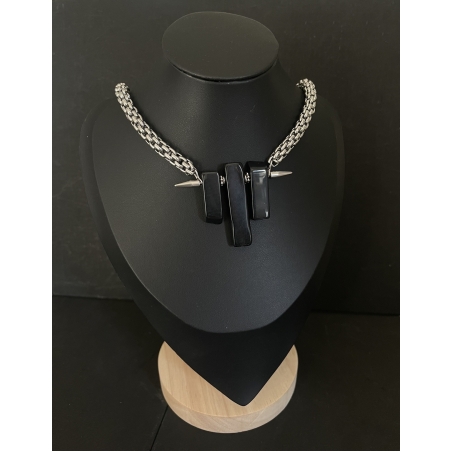 Black onyx necklace