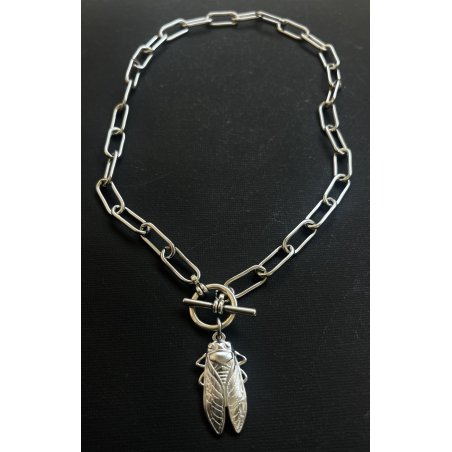 Cicada necklace
