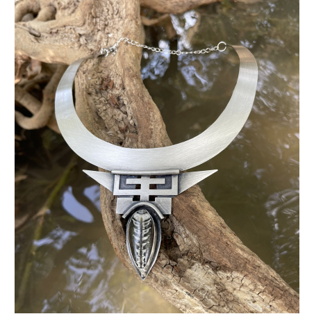 Egyptian bones choker