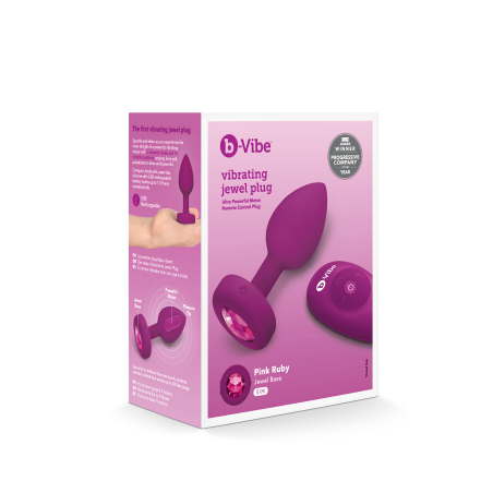 פלאג אנאלי תכשיט רוטט רובי-B-VIBE S/M