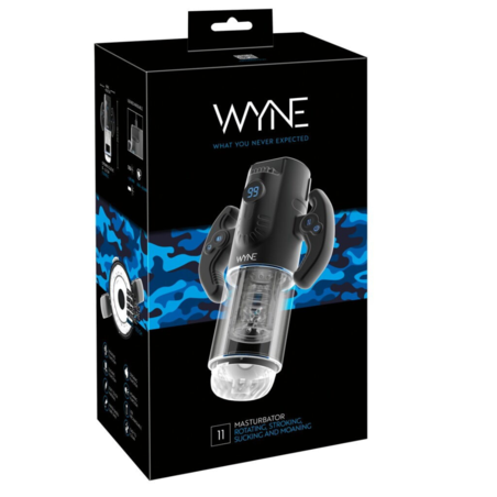 מאונן דוחף ויונק לגבר עם גניחות סקסיות-WYNE