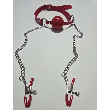 מחסום פה מחובר למצבי פטמות