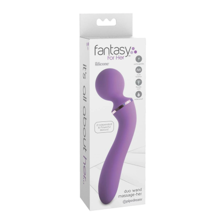 שרביט קסמים כפול רוטט לחדירה וטירוף הדגדגן-Fantasy For Her