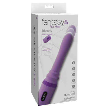 מכונת מין אישית לאישה עם רטט,דחיפה וחימום-Fantasy For Her