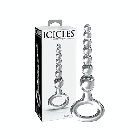 חרוזים מזכוכית לחדירה אנאלית-icicles