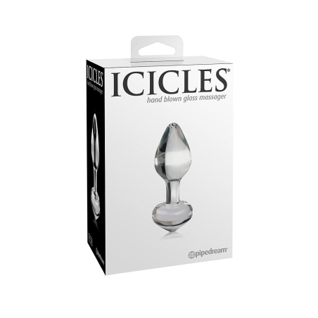 פלאג אנאלי נטיף קרח זכוכית-Icicles