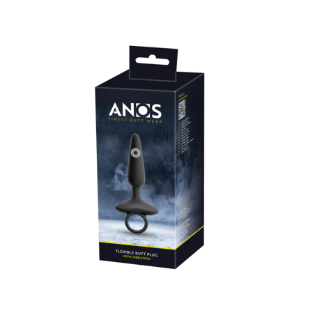 פלאג אנאלי מסיליקון רוטט ונטען-ANOS