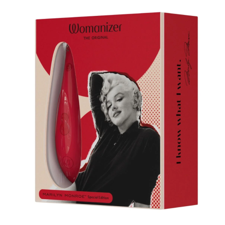יונק הדגדגן Womanizer מרלין מונרו אדום